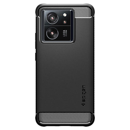 Spigen Rugged Armor, matte black - Xiaomi 13T Pro/13T