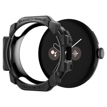 Spigen Rugged Armor, matte black - Google Pixel Watch 3/2/1 (41mm)