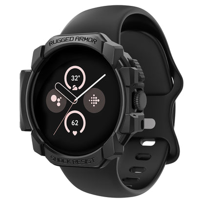 Spigen Rugged Armor, matte black - Google Pixel Watch 3/2/1 (41mm)