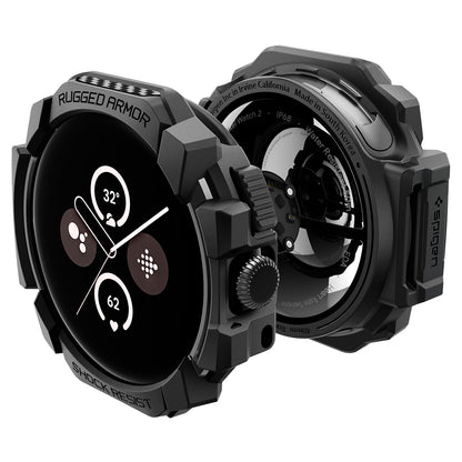 Spigen Rugged Armor, matte black - Google Pixel Watch 3/2/1 (41mm)