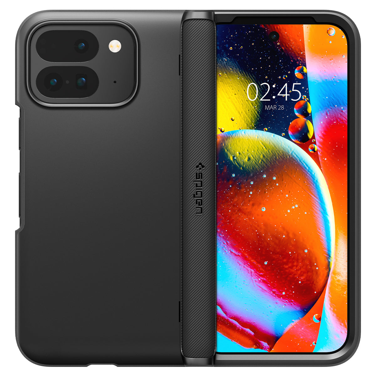 Spigen Slim Armor Pro, black - Google Pixel 9 Pro Fold
