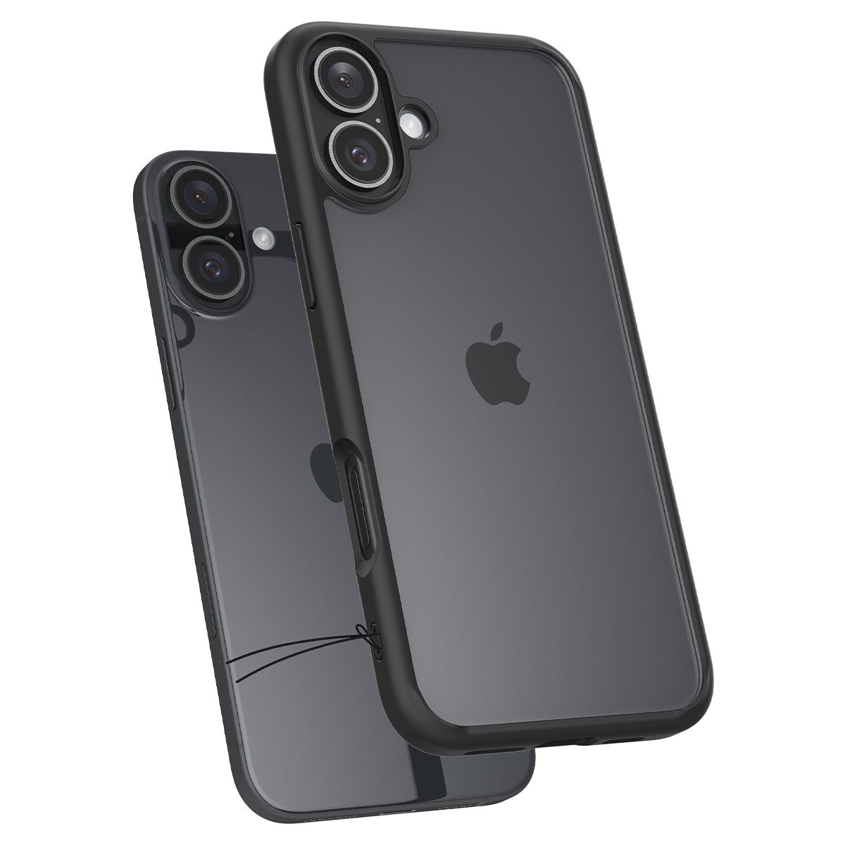 Spigen Ultra Hybrid, matte black - iPhone 16 Plus