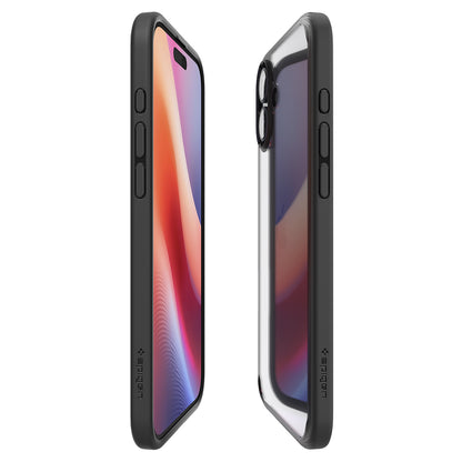 Spigen Ultra Hybrid, matte black - iPhone 16 Plus