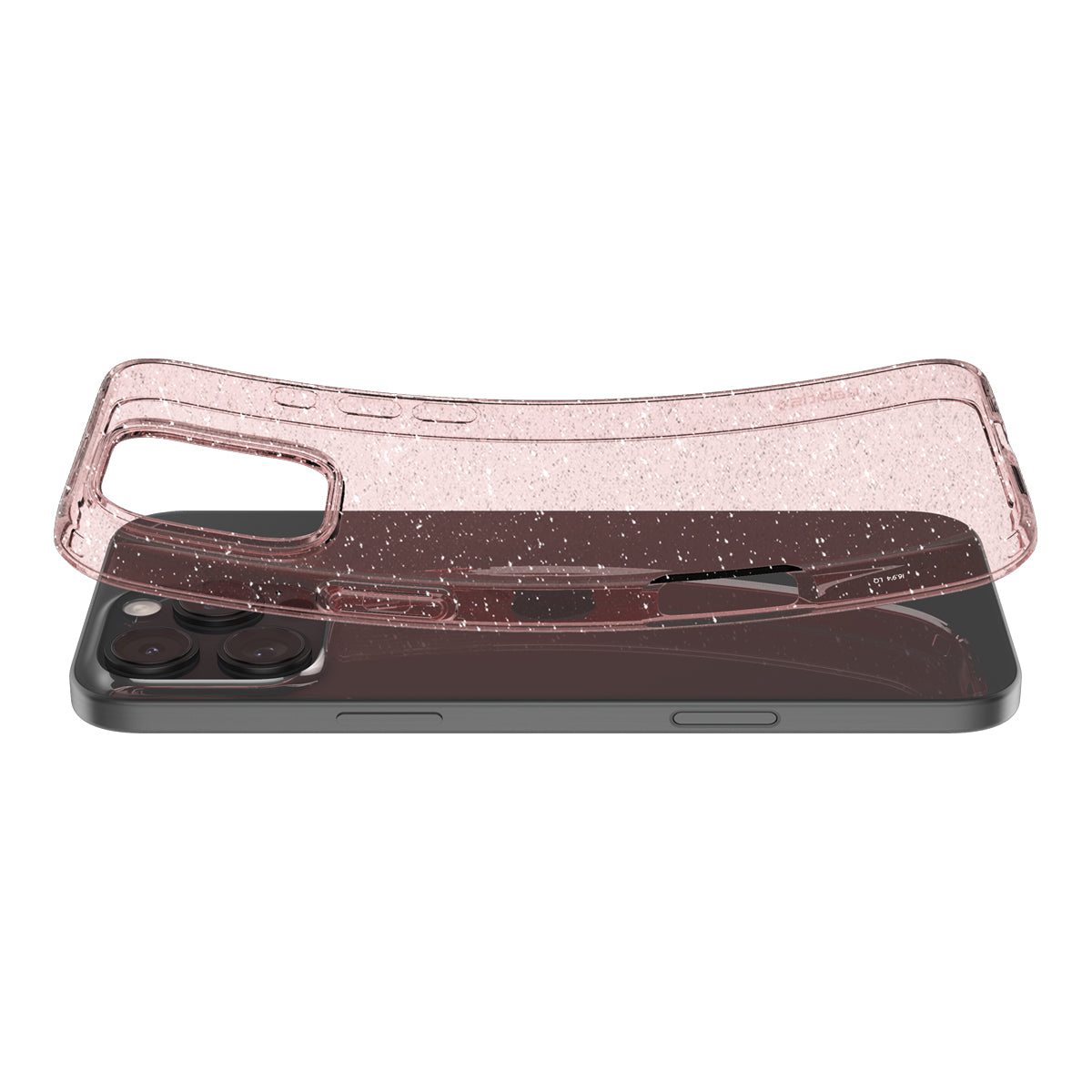 Spigen Liquid Crystal Glitter, Rose Quartz - iPhone 16 Pro