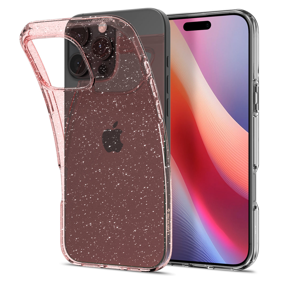 Spigen Liquid Crystal Glitter, Rose Quartz - iPhone 16 Pro