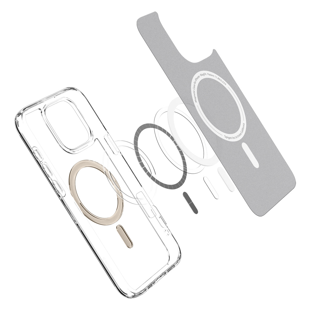 Spigen Ultra Hybrid MagSafe, gold - iPhone 16 Pro