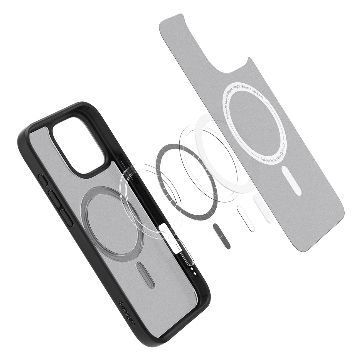 Spigen Ultra Hybrid MagSafe, frost black - iPhone 16 Pro