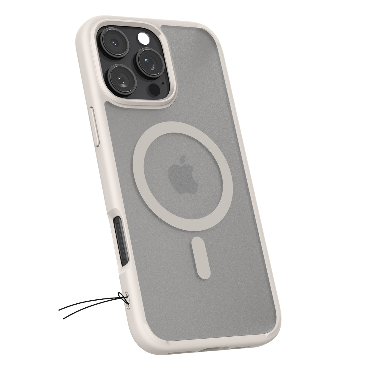 Spigen Ultra Hybrid MagSafe, frost natural titanium - iPhone 16 Pro