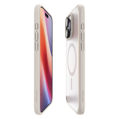 Spigen Ultra Hybrid MagSafe, frost natural titanium - iPhone 16 Pro