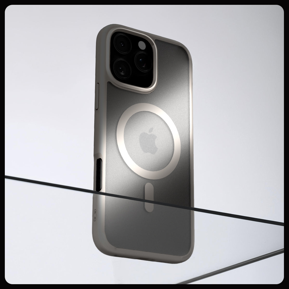 Spigen Ultra Hybrid MagSafe, frost natural titanium - iPhone 16 Pro
