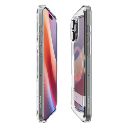 Spigen Ultra Hybrid S MagSafe, crystal clear - iPhone 16 Pro
