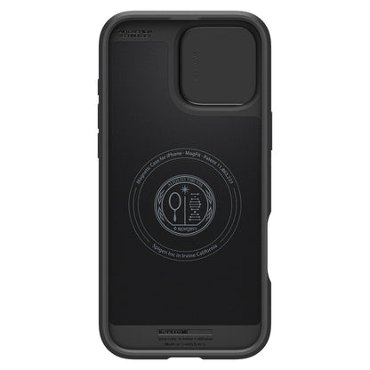 Spigen Optik Armor MagSafe, black - iPhone 16 Pro