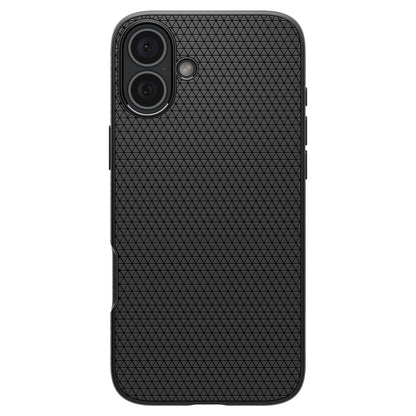 Spigen Liquid Air, matte black - iPhone 16