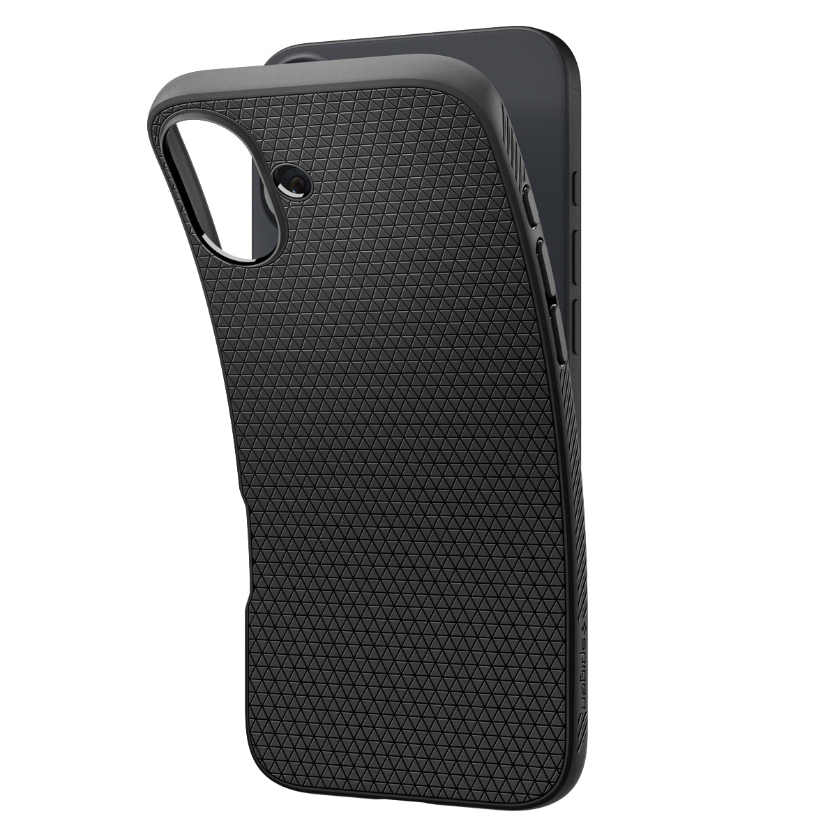 Spigen Liquid Air, matte black - iPhone 16