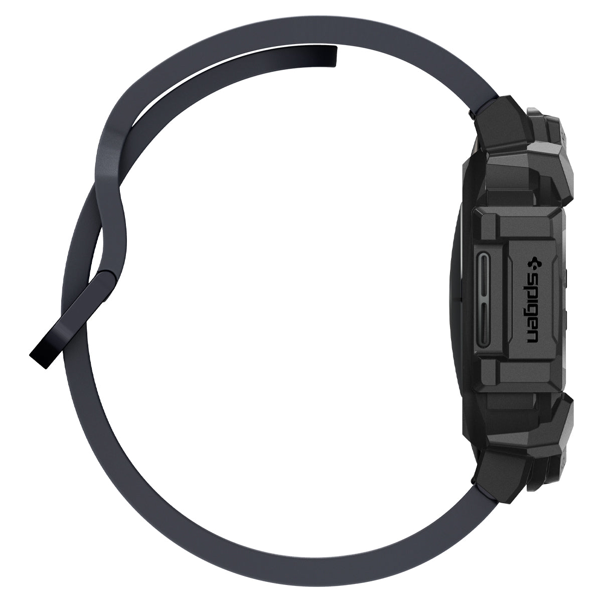 Spigen Rugged Armor , matte black - Samsung Galaxy Watch7 (44mm)
