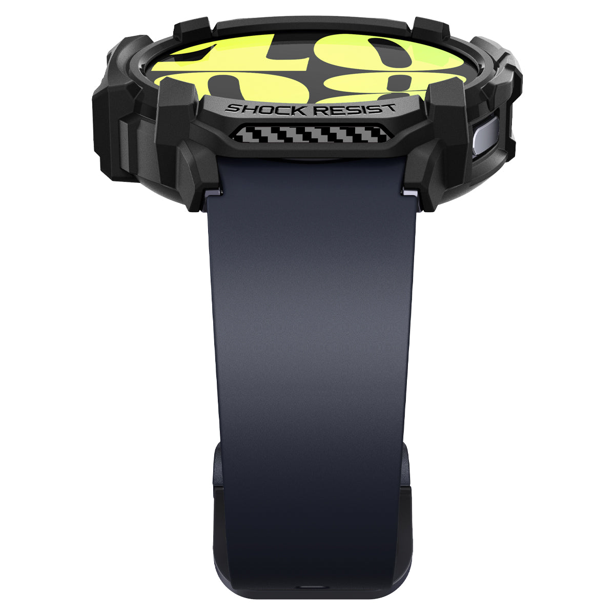 Spigen Rugged Armor , matte black - Samsung Galaxy Watch7 (44mm)