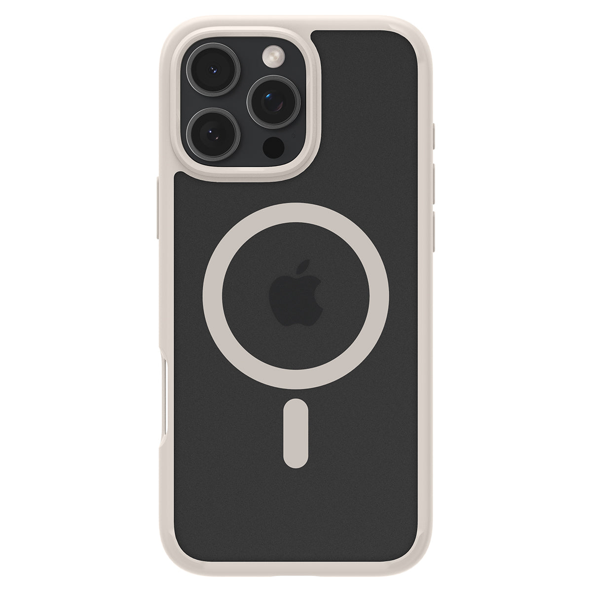 Spigen Ultra Hybrid MagSafe, frost natural titanium - iPhone 16 Pro Max