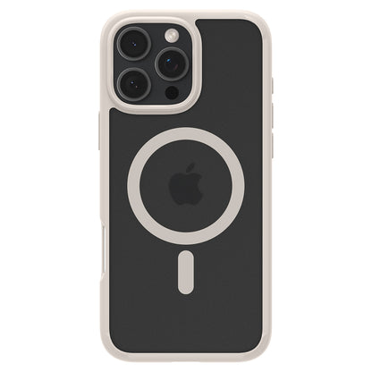 Spigen Ultra Hybrid MagSafe, frost natural titanium - iPhone 16 Pro Max