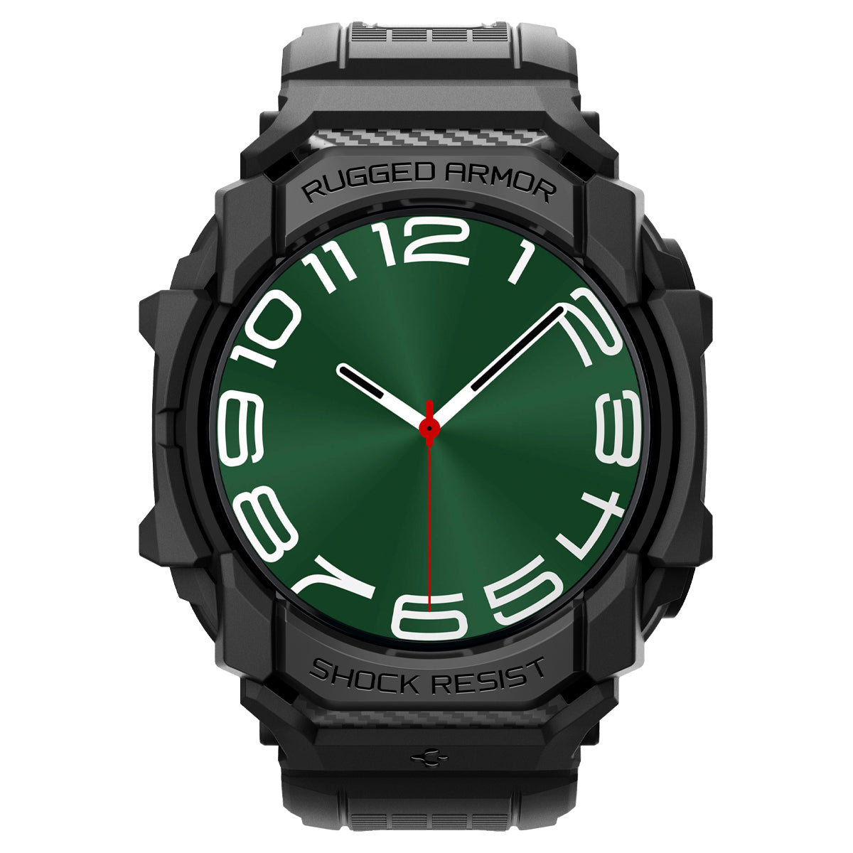 Spigen Rugged Armor Pro, matte black - Samsung Galaxy Watch Ultra