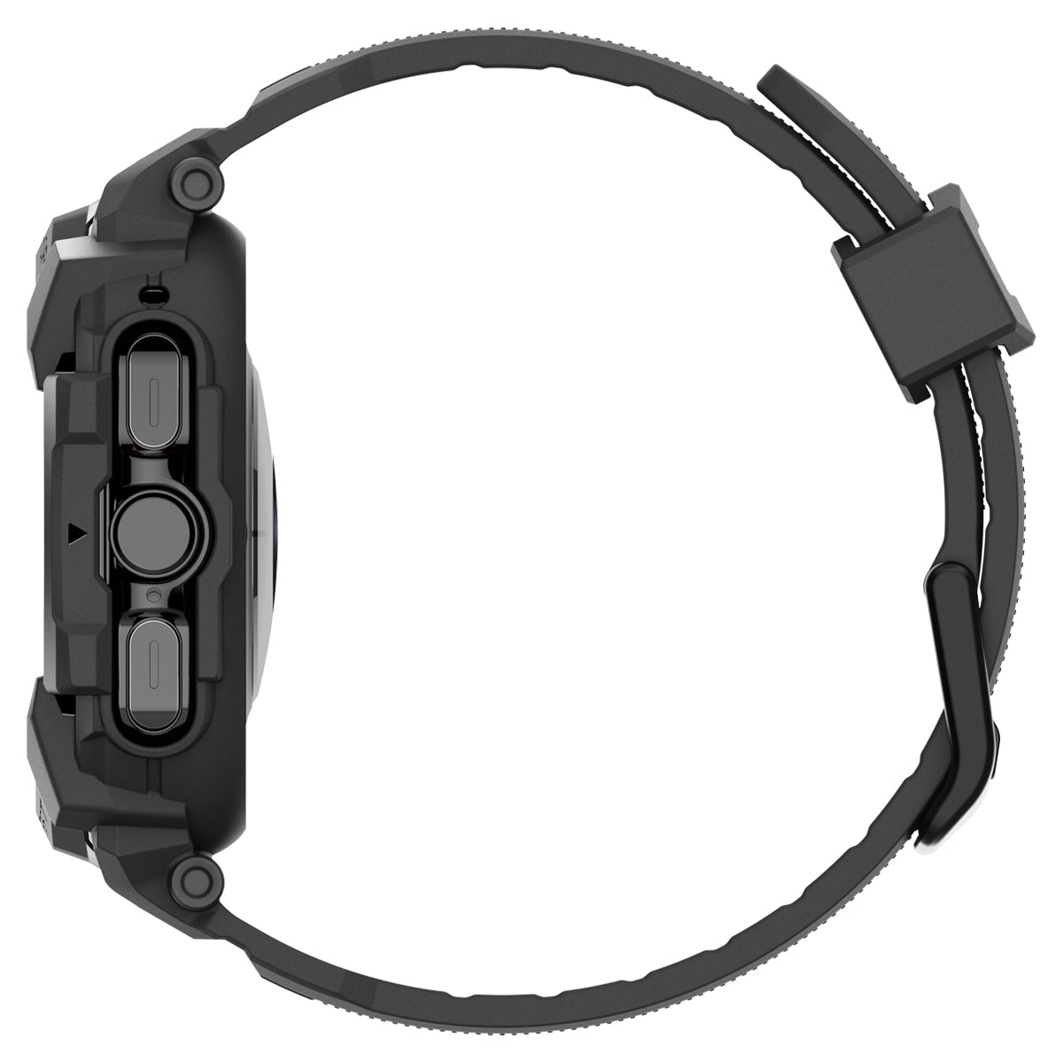 Spigen Rugged Armor Pro, matte black - Samsung Galaxy Watch Ultra