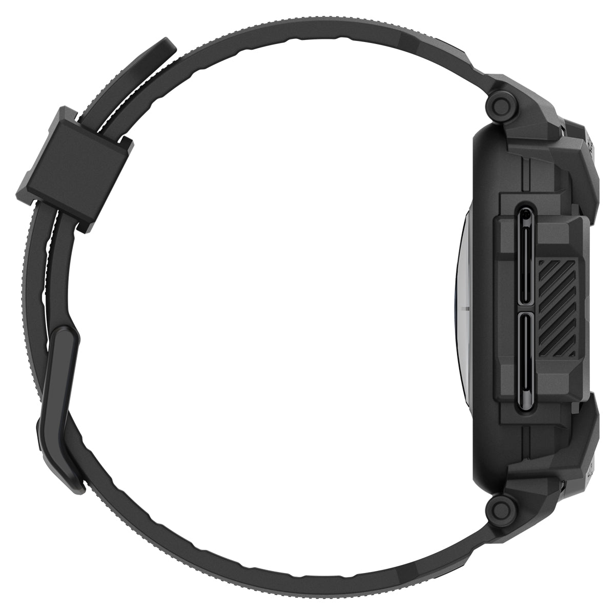 Spigen Rugged Armor Pro, matte black - Samsung Galaxy Watch Ultra