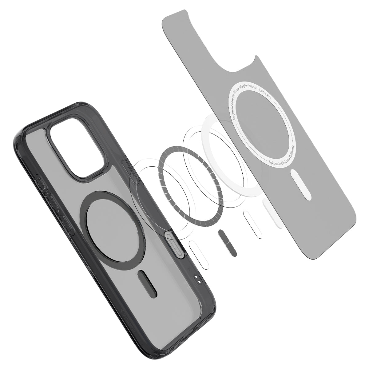 Spigen Ultra Hybrid T MagSafe, frost black - iPhone 16 Pro Max