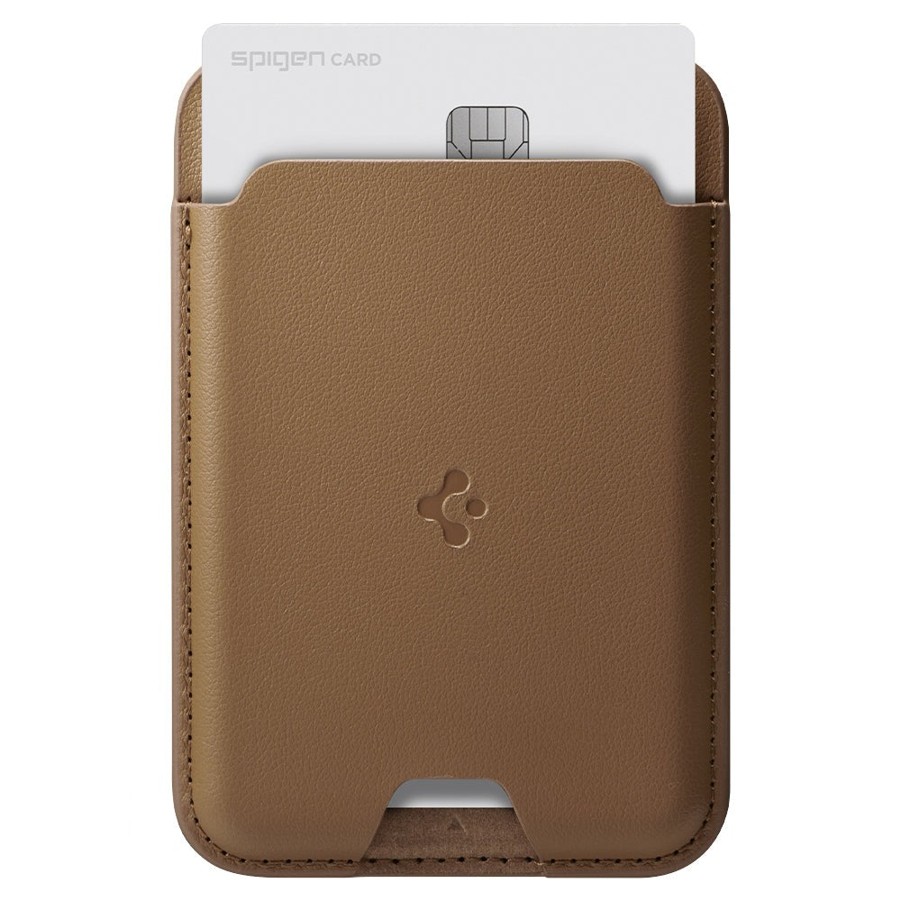 Spigen Wallet Valentinus MagSafe, brown - MagSafe