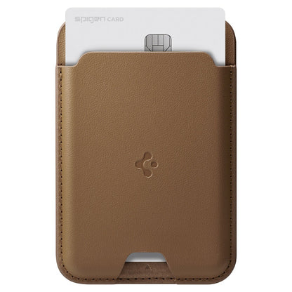 Spigen Wallet Valentinus MagSafe, brown - MagSafe