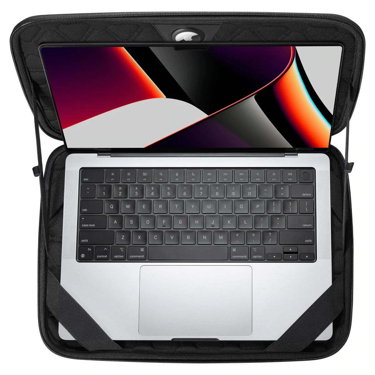 Spigen Rugged Armor Pro, black - MacBook Pro 14" M3 2023/M2 2023/M1 2021