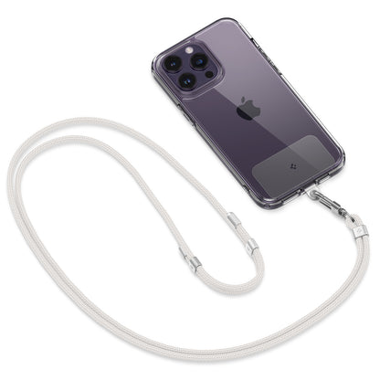 Spigen Universal Set 2 (Cross Body Strap 1P + Wrist Strap 1P + ConTag2 1P), pearl white