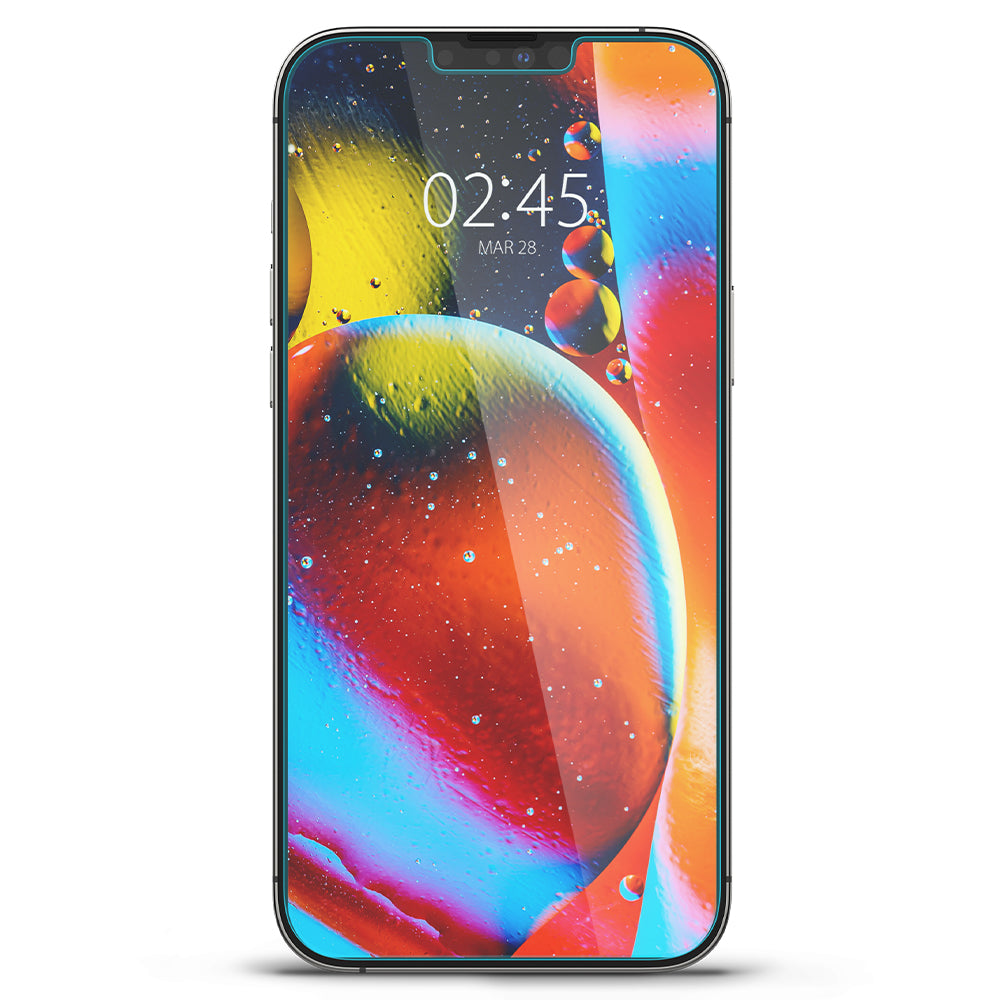 Spigen Glass tR EZ Fit 2 Pack, transparency sensor open - iPhone 14 Plus/13 Pro Max