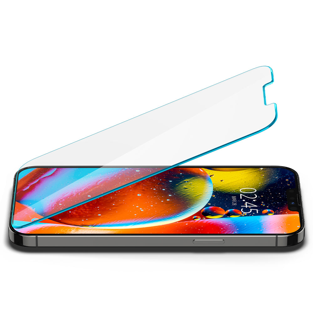 Spigen Glass tR EZ Fit 2 Pack, transparency sensor open - iPhone 14 Plus/13 Pro Max