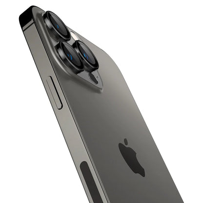 Spigen Glass EZ Fit Optik Pro 2 Pack, black - iPhone 15 Pro/15 Pro Max/14 Pro/14 Pro Max