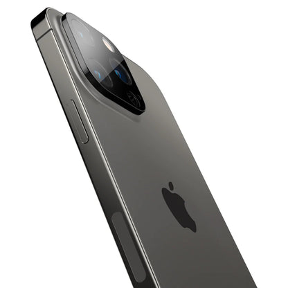 Spigen Glass Optik 2 Pack, black - iPhone 15 Pro/15 Pro Max/14 Pro/14 Pro Max