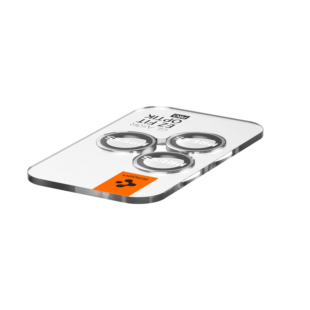 Spigen Glass EZ Fit Optik Pro 2 Pack, silver - iPhone 14 Pro/iPhone 14 Pro Max