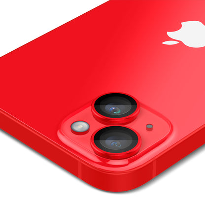 Spigen Glass EZ Fit Optik Pro 2 Pack, red - iPhone 14/14 Plus