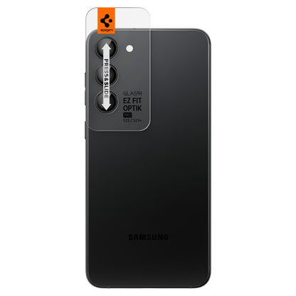 Spigen Glass EZ Fit Optik Pro 2 Pack, black - Samsung Galaxy S23/Galaxy S23+/Galaxy S24