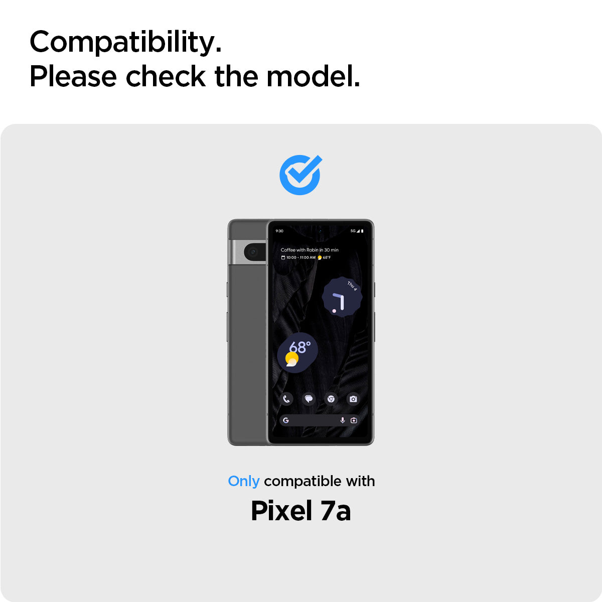 Spigen Glass Align Master Clear 2 Pack - Google Pixel 7a