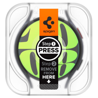 Spigen Glass tR EZ Fit 2 Pack - Samsung Galaxy Watch6 44mm