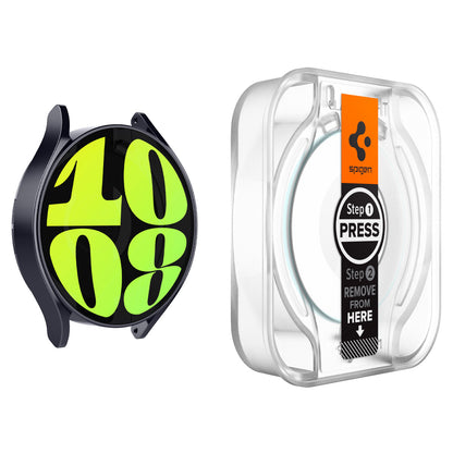 Spigen Glass tR EZ Fit 2 Pack - Samsung Galaxy Watch6 44mm