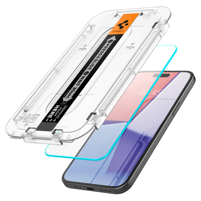 Spigen Glass tR EZ Fit HD 1 Pack, transparency - iPhone 15 Plus