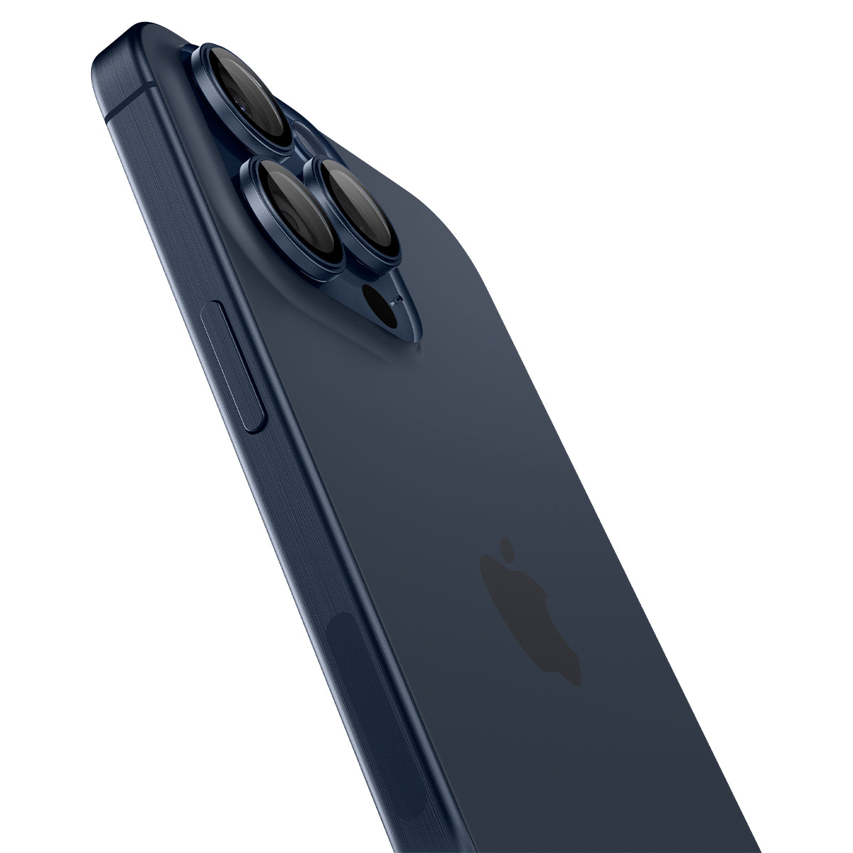 Spigen Glass tR EZ Fit Optik Pro 2 Pack, blue titanium - iPhone 15 Pro/15 Pro Max
