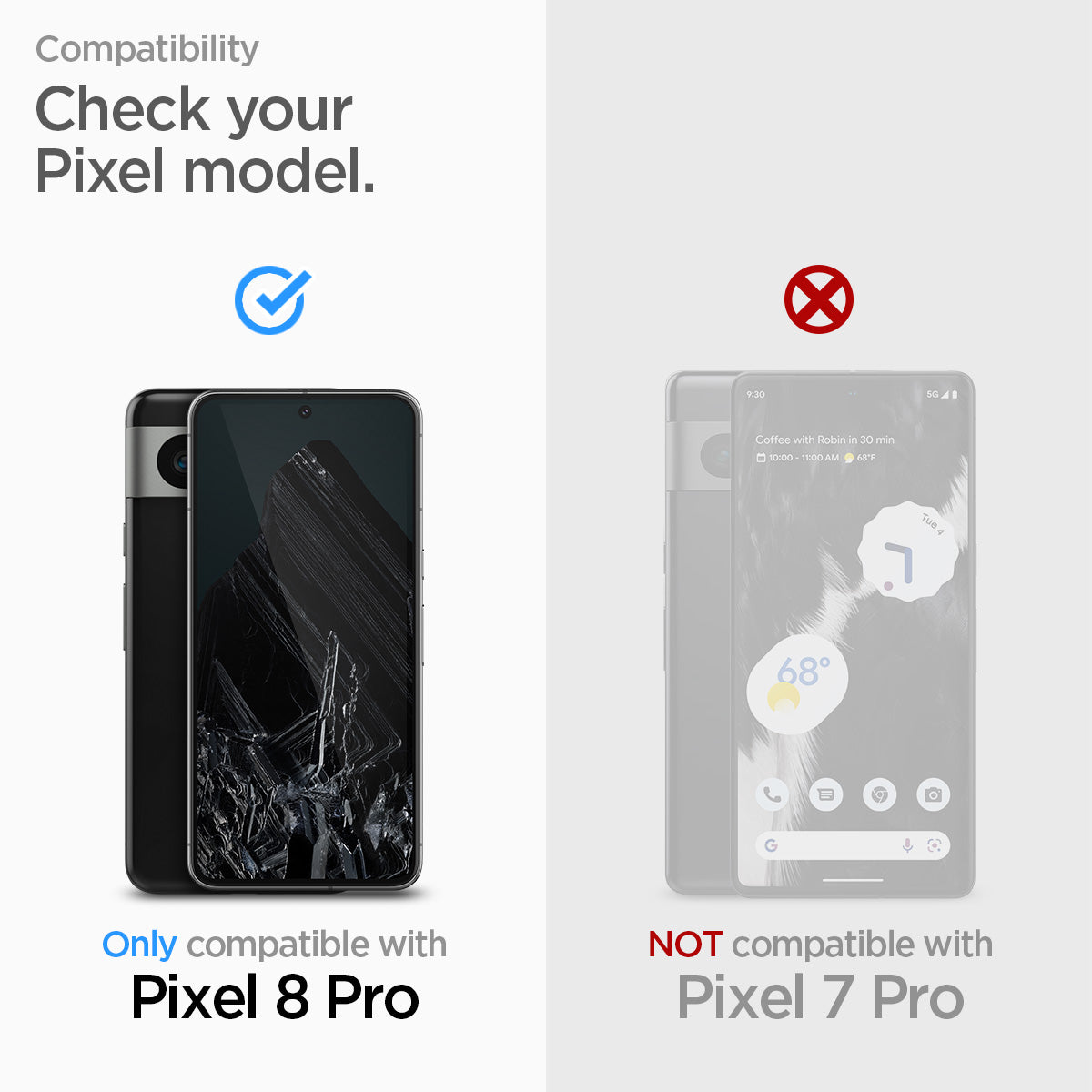 Spigen Glass tR AlignMaster 2 Pack - Google Pixel 8 Pro