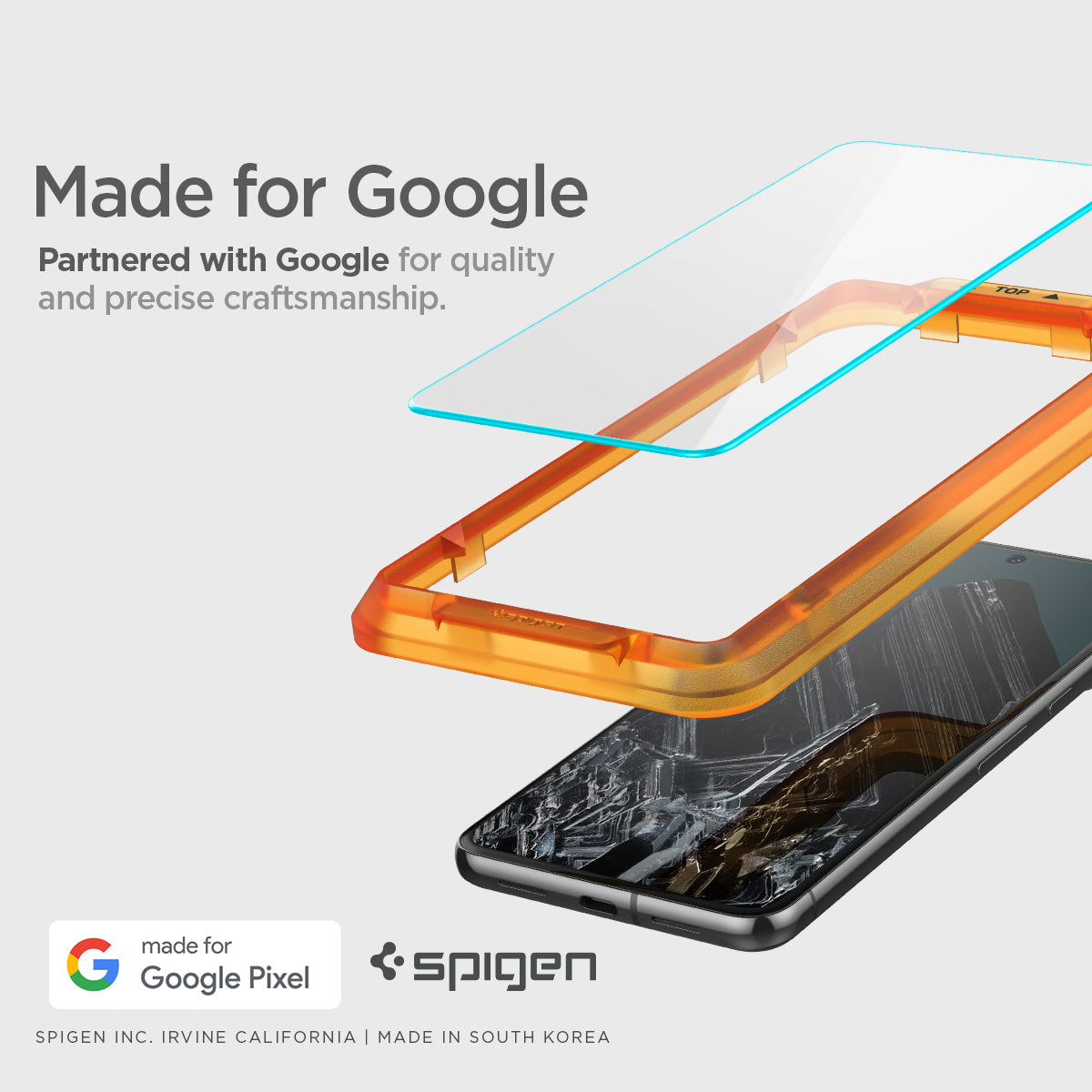 Spigen Glass tR AlignMaster 2 Pack - Google Pixel 8 Pro