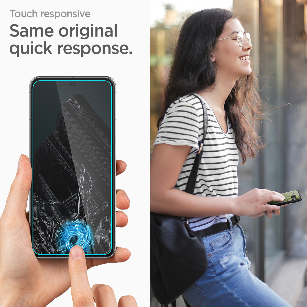 Spigen Glass tR AlignMaster 2 Pack - Google Pixel 8 Pro