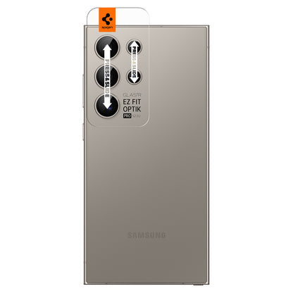 Spigen Glass tR EZ Fit Optik Pro 2 Pack, gray - Samsung Galaxy S24 Ultra