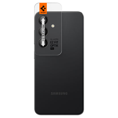 Spigen Glass tR EZ Fit Optik Pro 2 Pack, black - Samsung Galaxy S24+