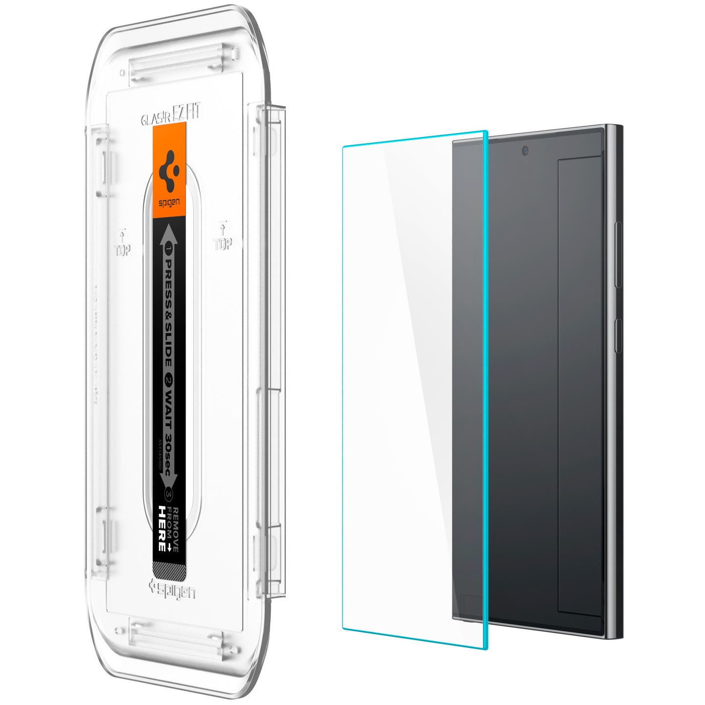 Spigen Glass tR EZ Fit HD Transparency 2 Pack - Samsung Galaxy S24 Ultra