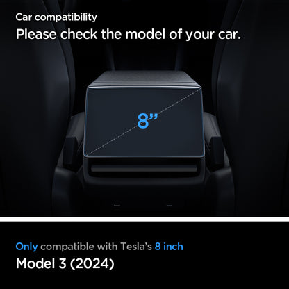 Spigen Tesla tR Slim Anti Glare Screen Protector (Rear Display) 1 Pack - Tesla Model 3 (2024)