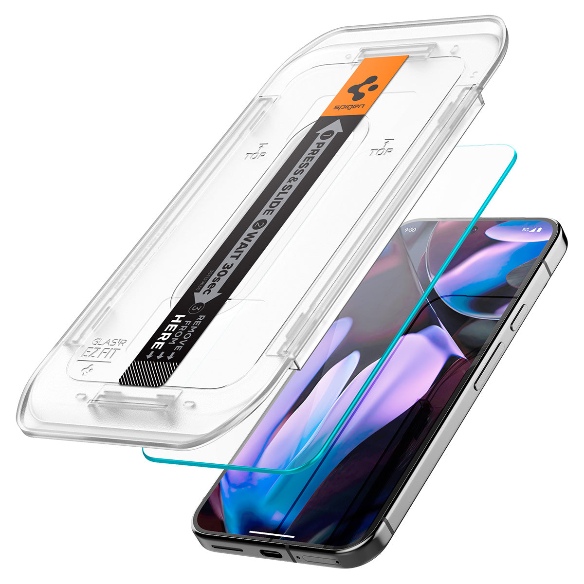 Spigen Glass tR EZ Fit 2 Pack, transparency - Google Pixel 9 Pro XL